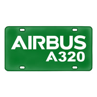 Thumbnail for Airbus A320 & Text Designed Metal (License) Plates