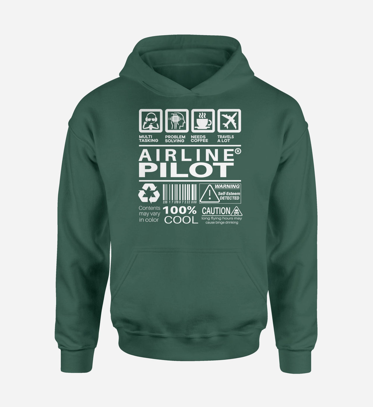 Airline Pilot Label Designed Hoodies