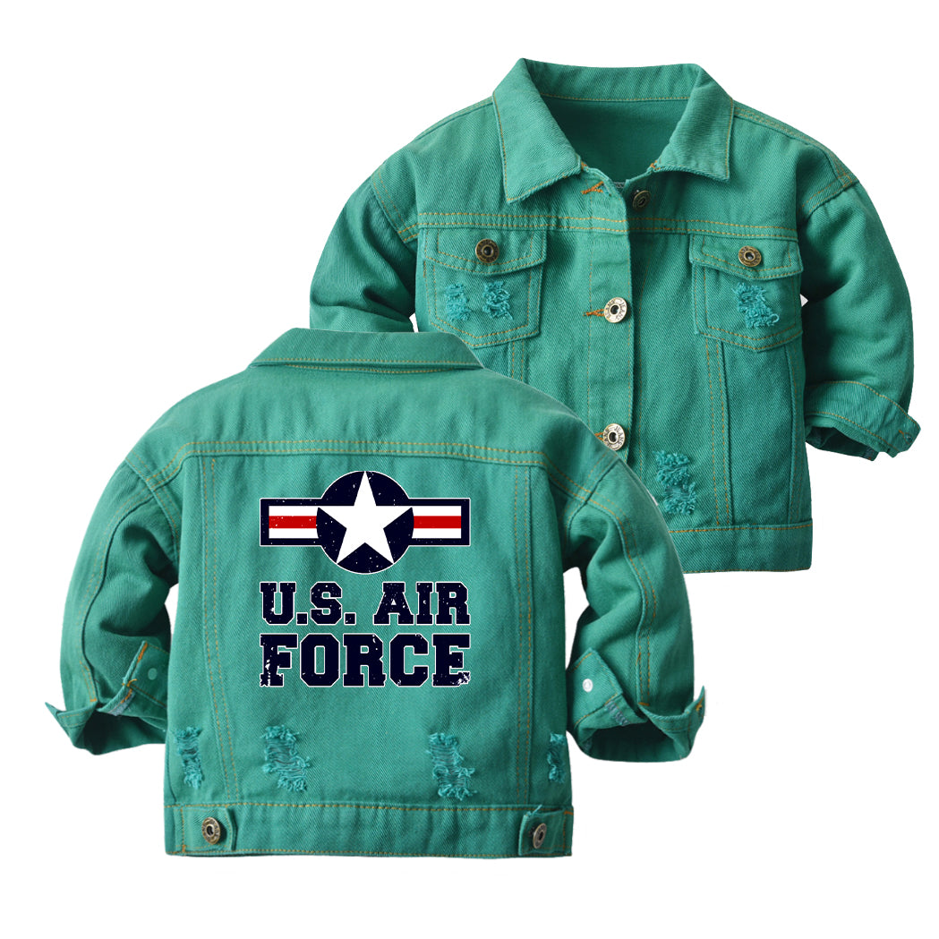 US Air Force Designed Children Denim Jackets