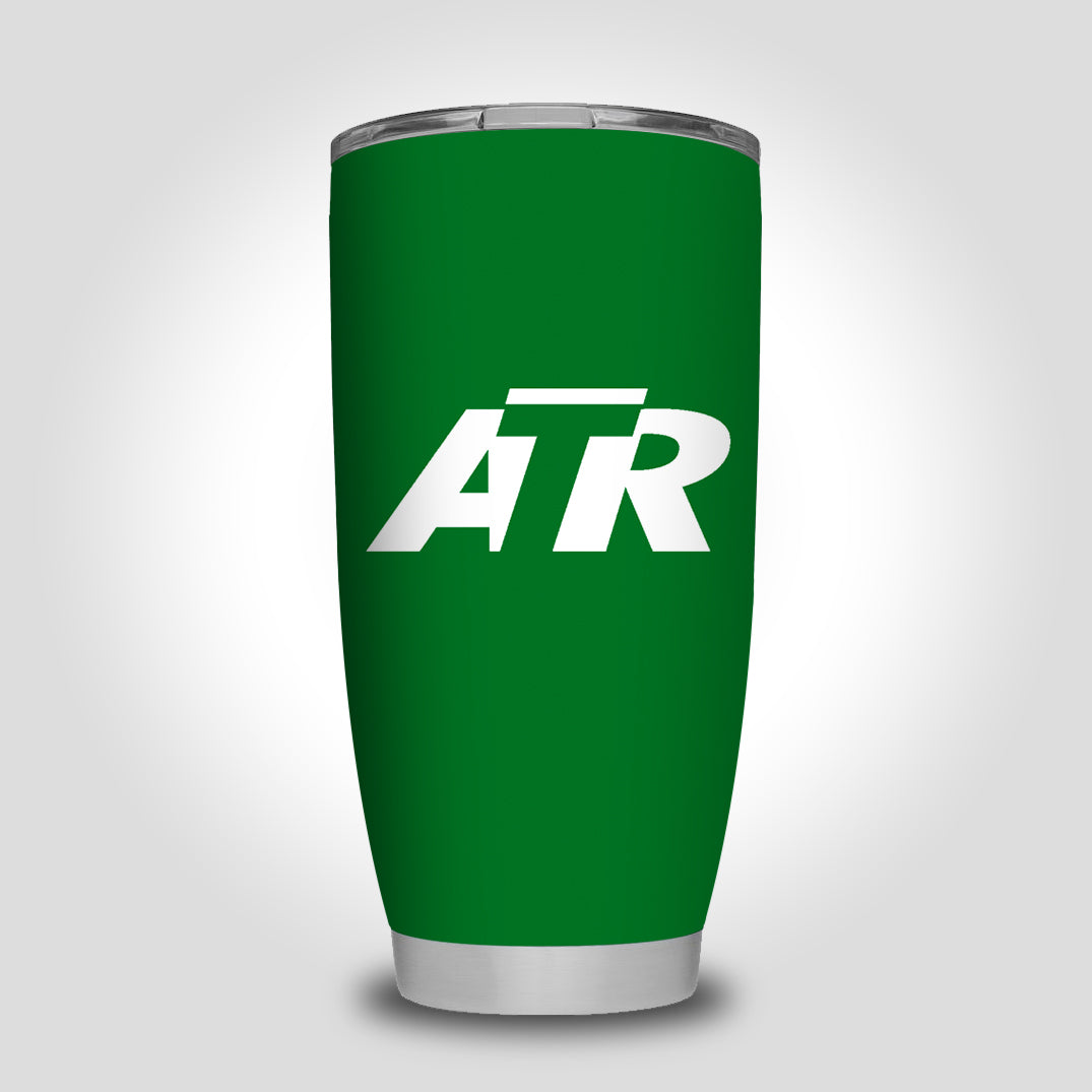 ATR & Text Designed Tumbler Travel Mugs