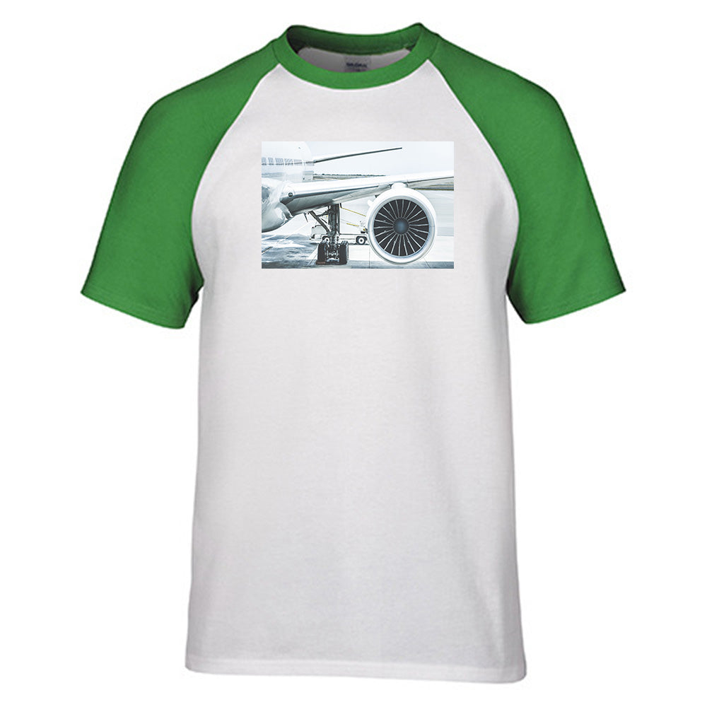 Amazing Aircraft & Engine Designed Raglan T-Shirts