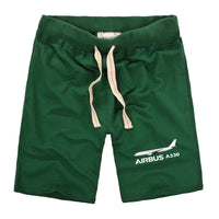 Thumbnail for The Airbus A330 Designed Cotton Shorts