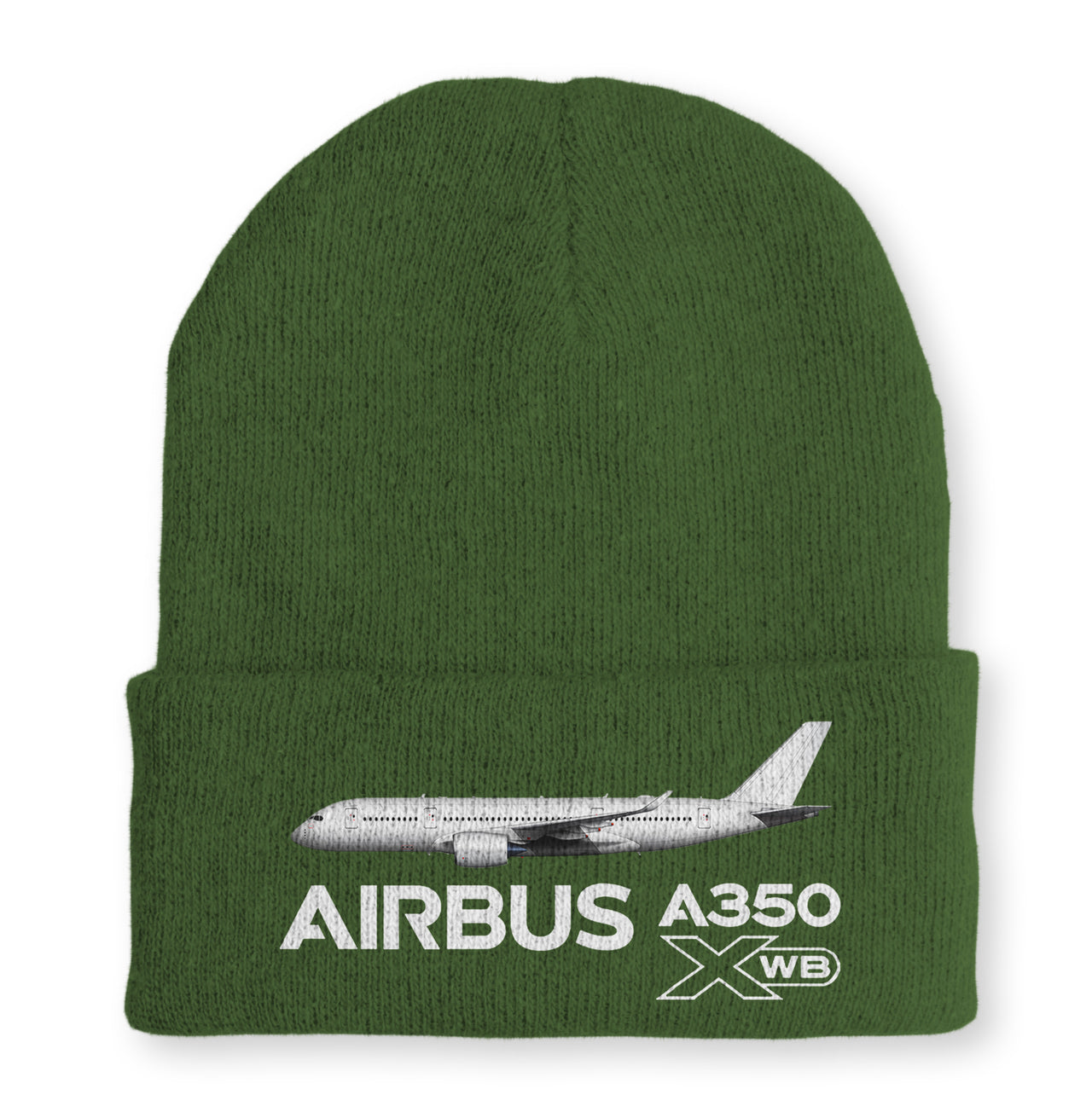 The Airbus A350 WXB Embroidered Beanies