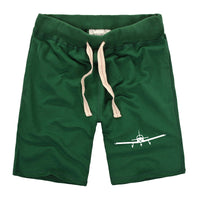 Thumbnail for Piper PA28 Silhouette Plane Designed Cotton Shorts