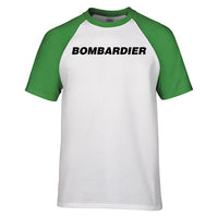 Thumbnail for Bombardier & Text Designed Raglan T-Shirts