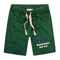 Thumbnail for The Sukhoi SU-35 Designed Cotton Shorts