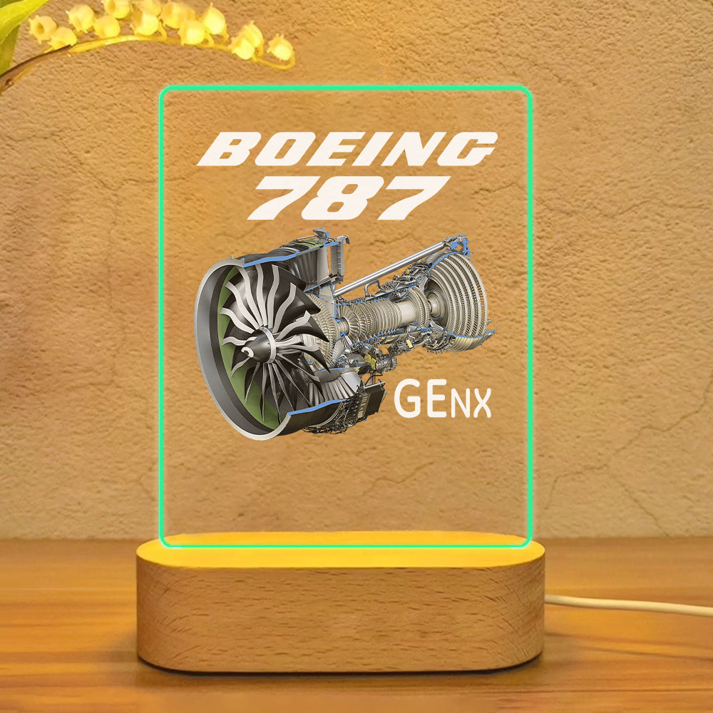 Boeing 787 & GENX Engine Designed Night Lamp