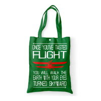 Thumbnail for Once You've Tasted Flight Designed Tote Bags