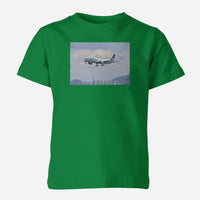 Thumbnail for Cathay Pacific Airbus A350 Designed Children T-Shirts