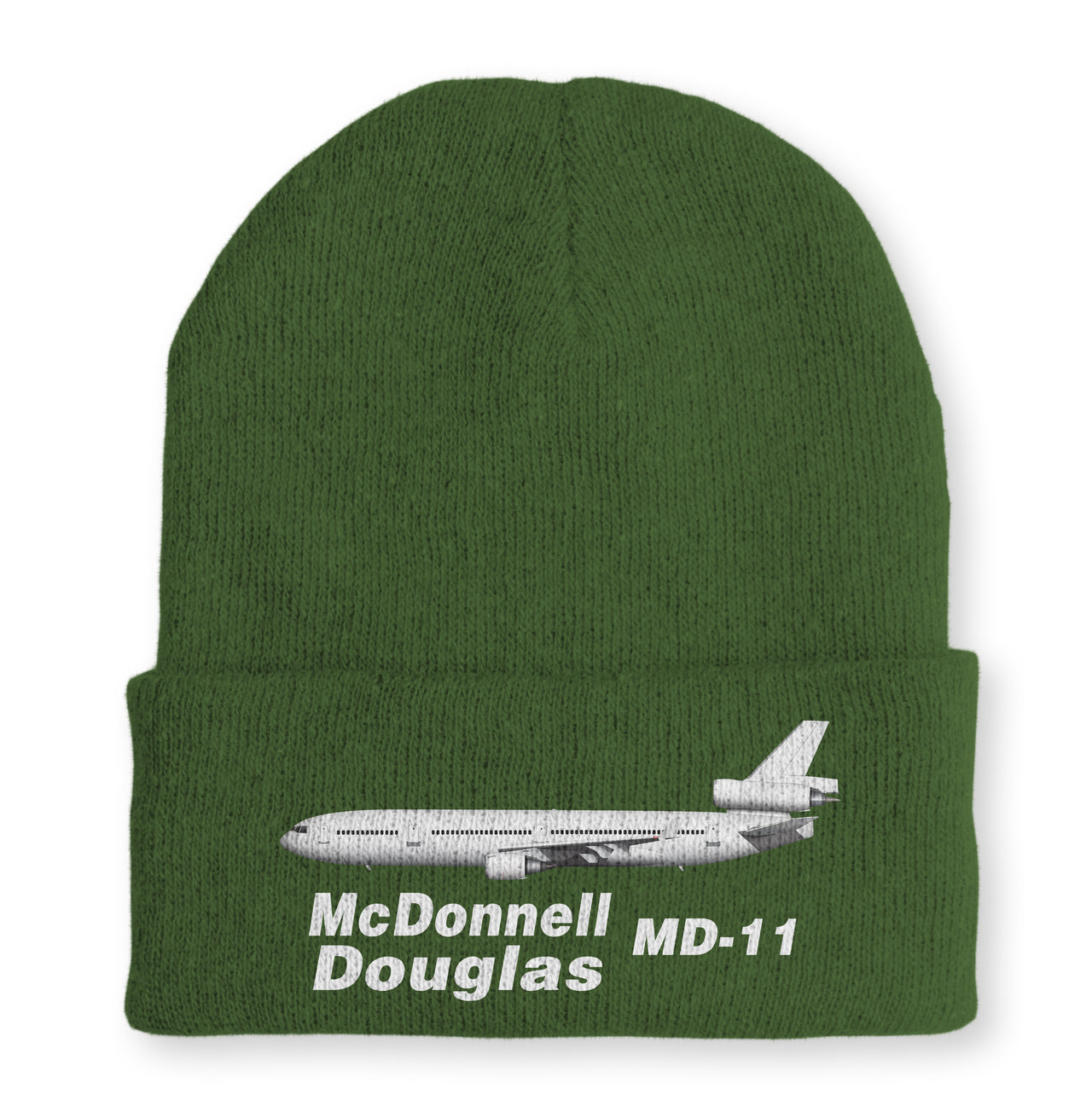 The McDonnell Douglas MD-11 Embroidered Beanies