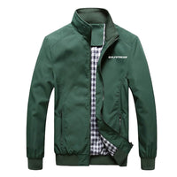 Thumbnail for Gulfstream & Text Designed Stylish Jackets