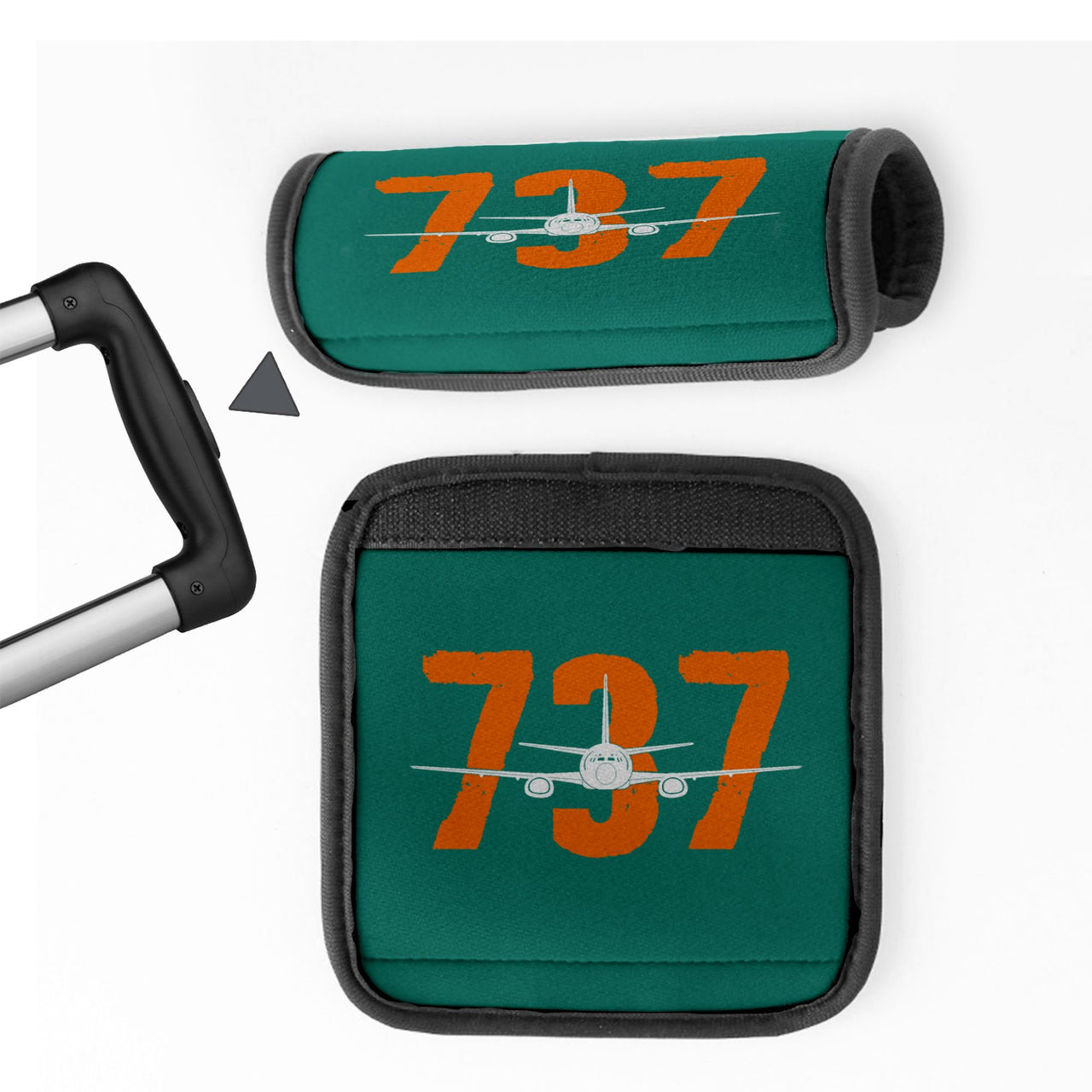 Boeing 737 Designed Designed Neoprene Luggage Handle Covers