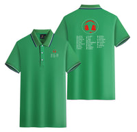 Thumbnail for Aviation Alphabet 3 Designed Stylish Polo T-Shirts (Double-Side)
