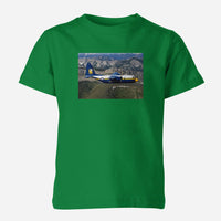 Thumbnail for Amazing View with Blue Angels Aircraft Designed Children T-Shirts