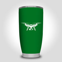 Thumbnail for Drone Silhouette Designed Tumbler Travel Mugs