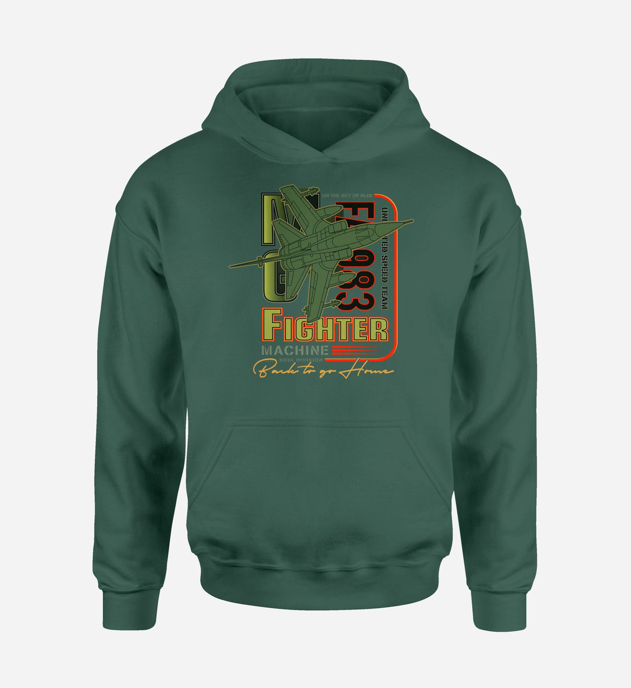 Fighter Machine Designed Hoodies