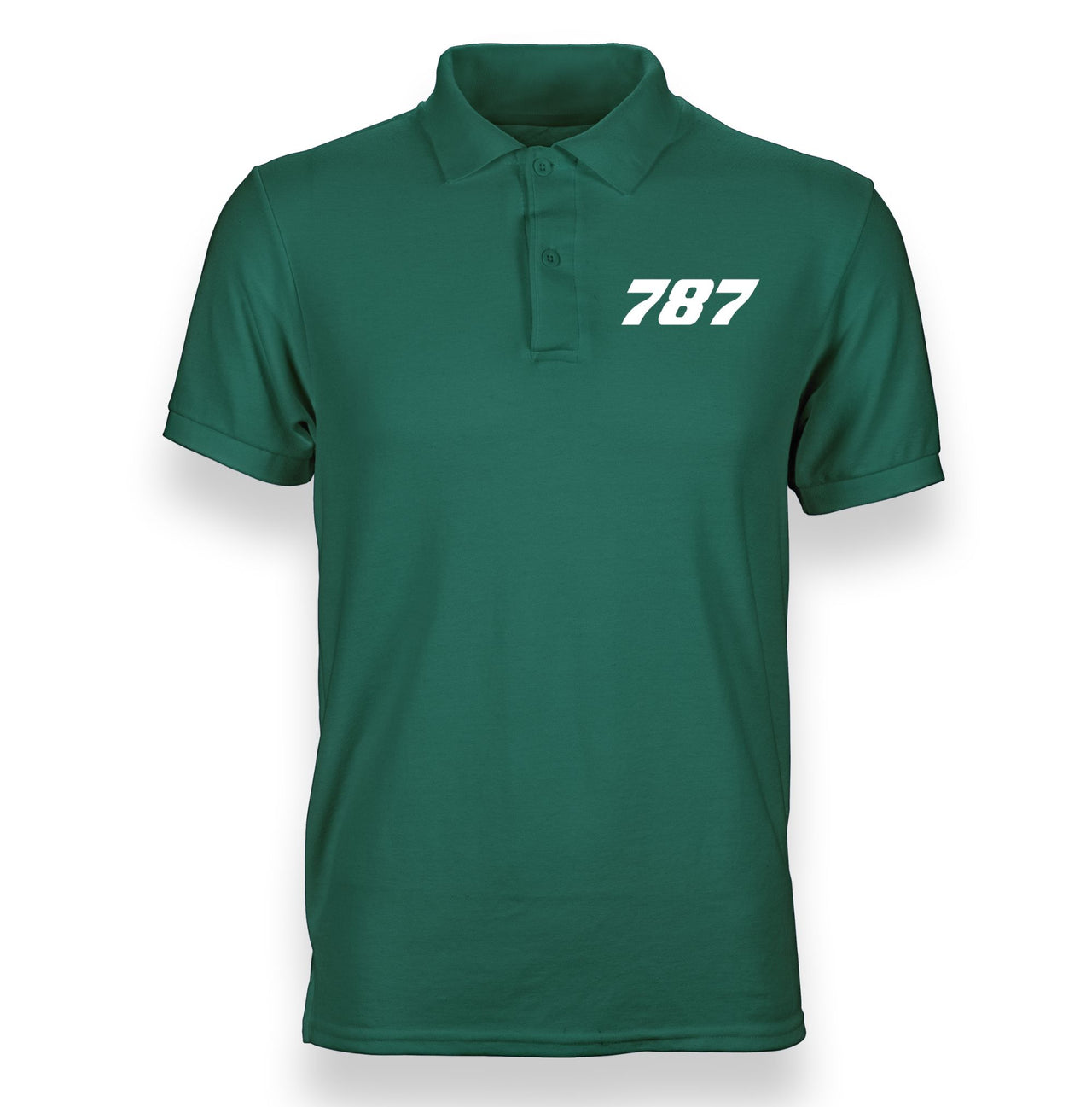 787 Flat Text Designed "WOMEN" Polo T-Shirts
