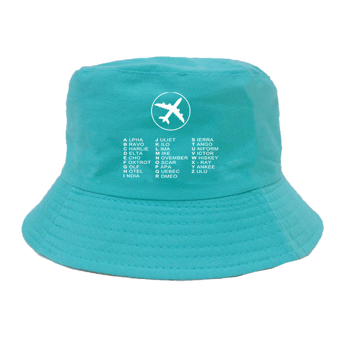 Aviation Alphabet 2 Designed Summer & Stylish Hats