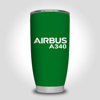 Thumbnail for Airbus A340 & Text Designed Tumbler Travel Mugs