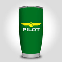 Thumbnail for Pilot & Badge Designed Tumbler Travel Mugs