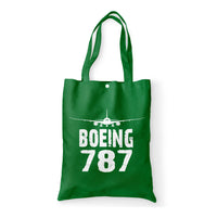 Thumbnail for Boeing 787 & Plane Designed Tote Bags