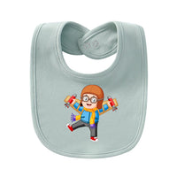 Thumbnail for Cute Little Boy Pilot Costume Playing With Wings Designed Baby Saliva & Feeding Towels