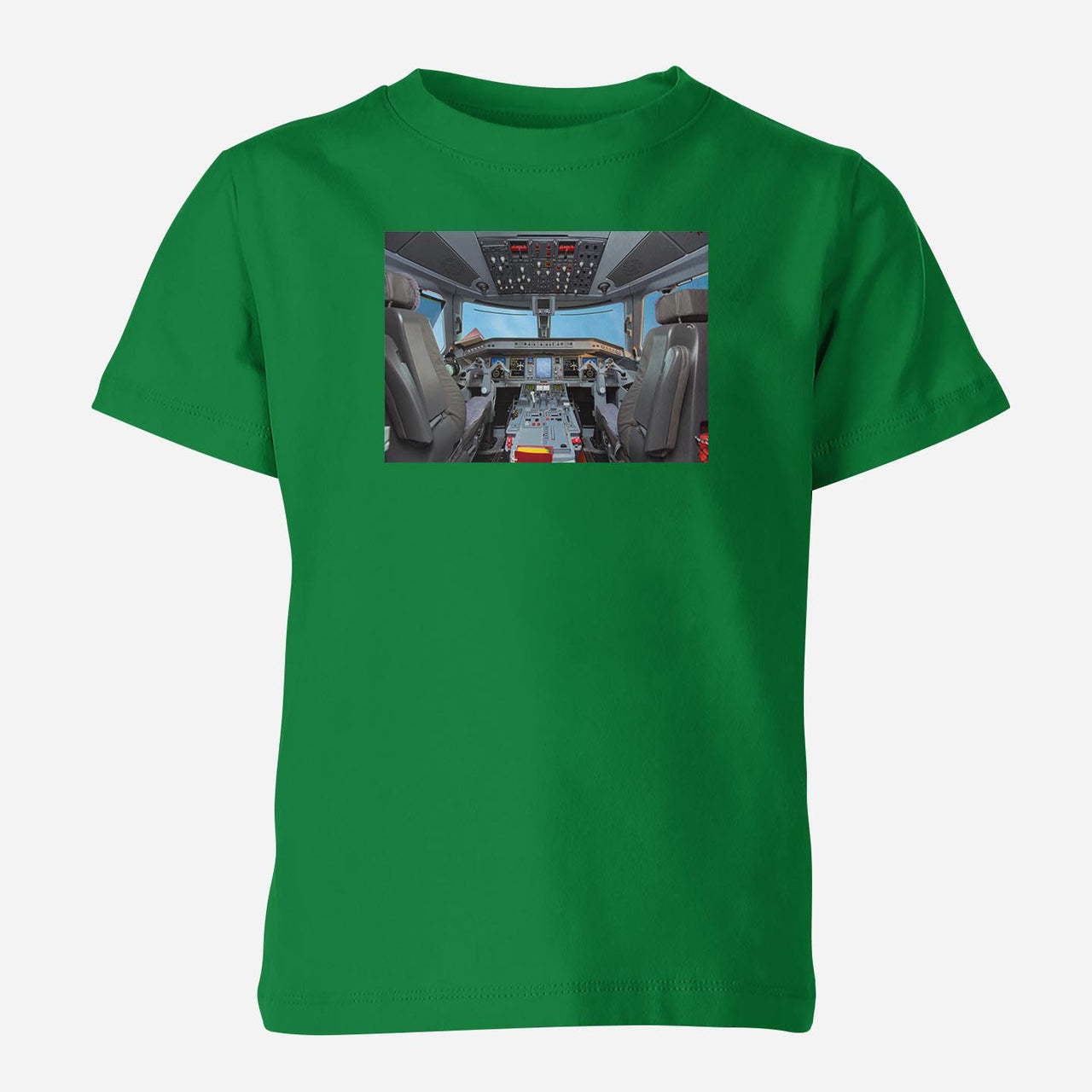 Embraer E190 Cockpit Designed Children T-Shirts
