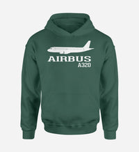 Thumbnail for Airbus A320 Printed Designed Hoodies