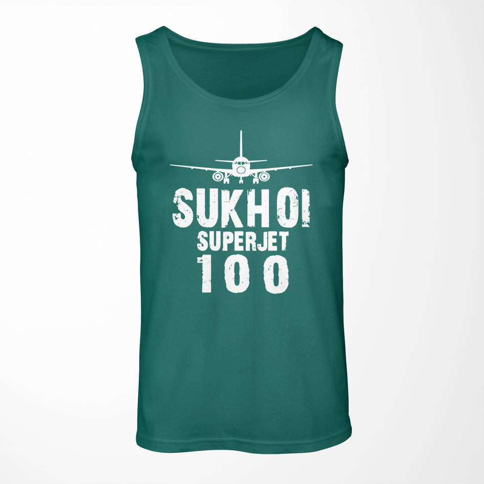 Sukhoi Superjet 100 & Plane Designed Tank Tops