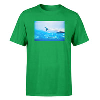 Thumbnail for Outstanding View Through Airplane Wing Designed T-Shirts