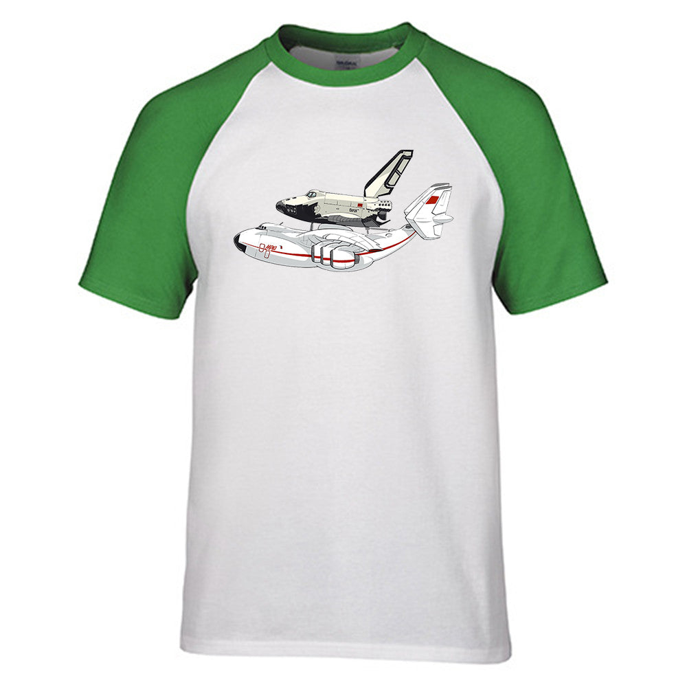 Buran & An-225 Designed Raglan T-Shirts
