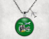 Thumbnail for Airbus A380 & GP7000 Engine Designed Necklaces