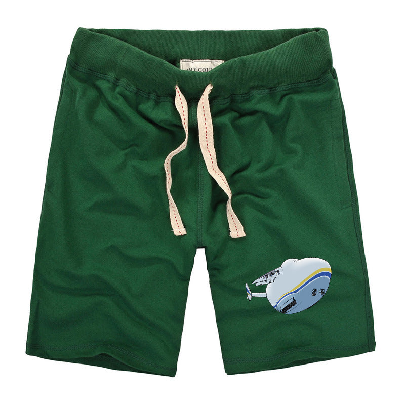 Antonov 225 takeoff Designed Cotton Shorts