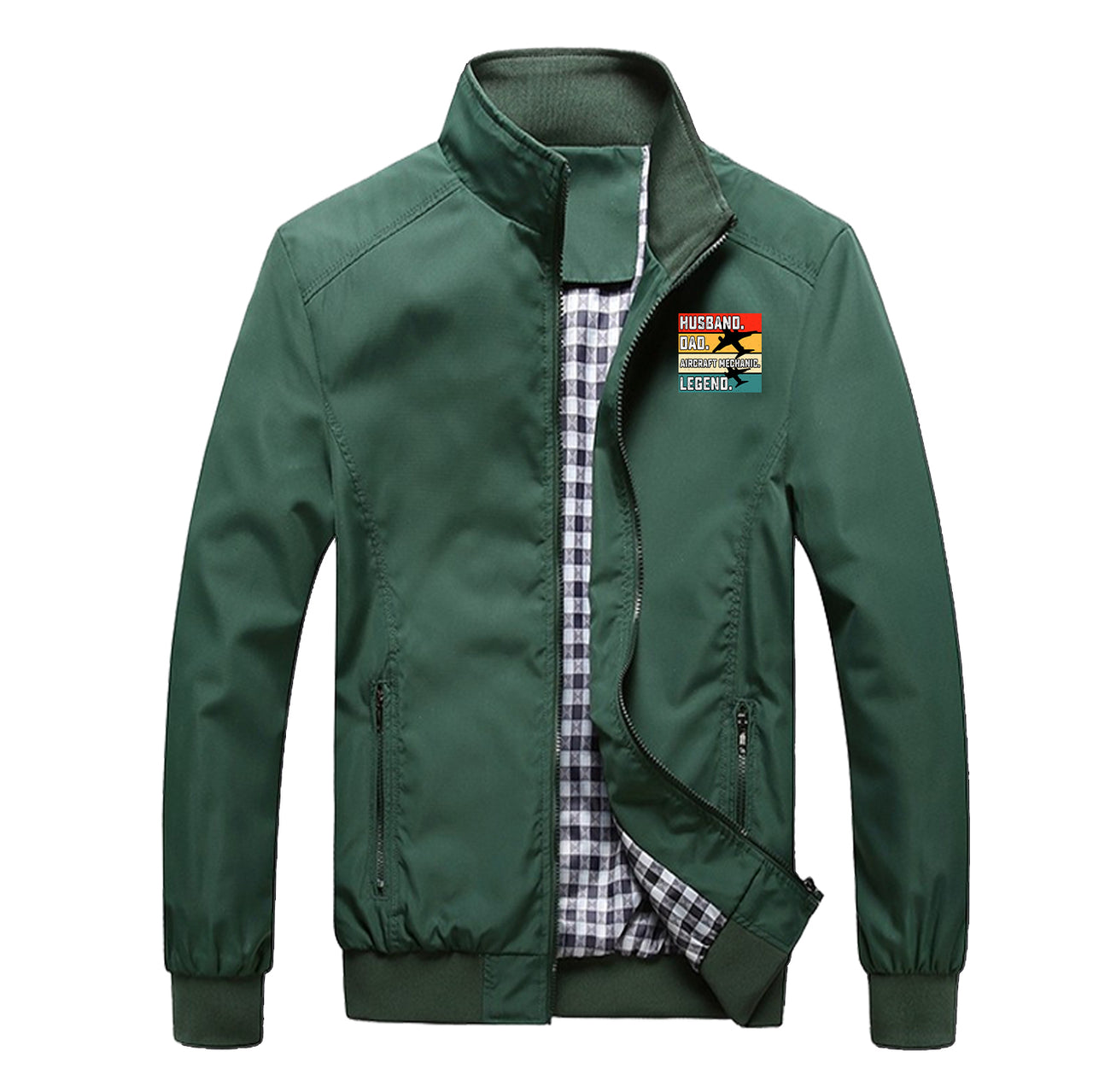 Husband & Dad & Aircraft Mechanic & Legend Designed Stylish Jackets