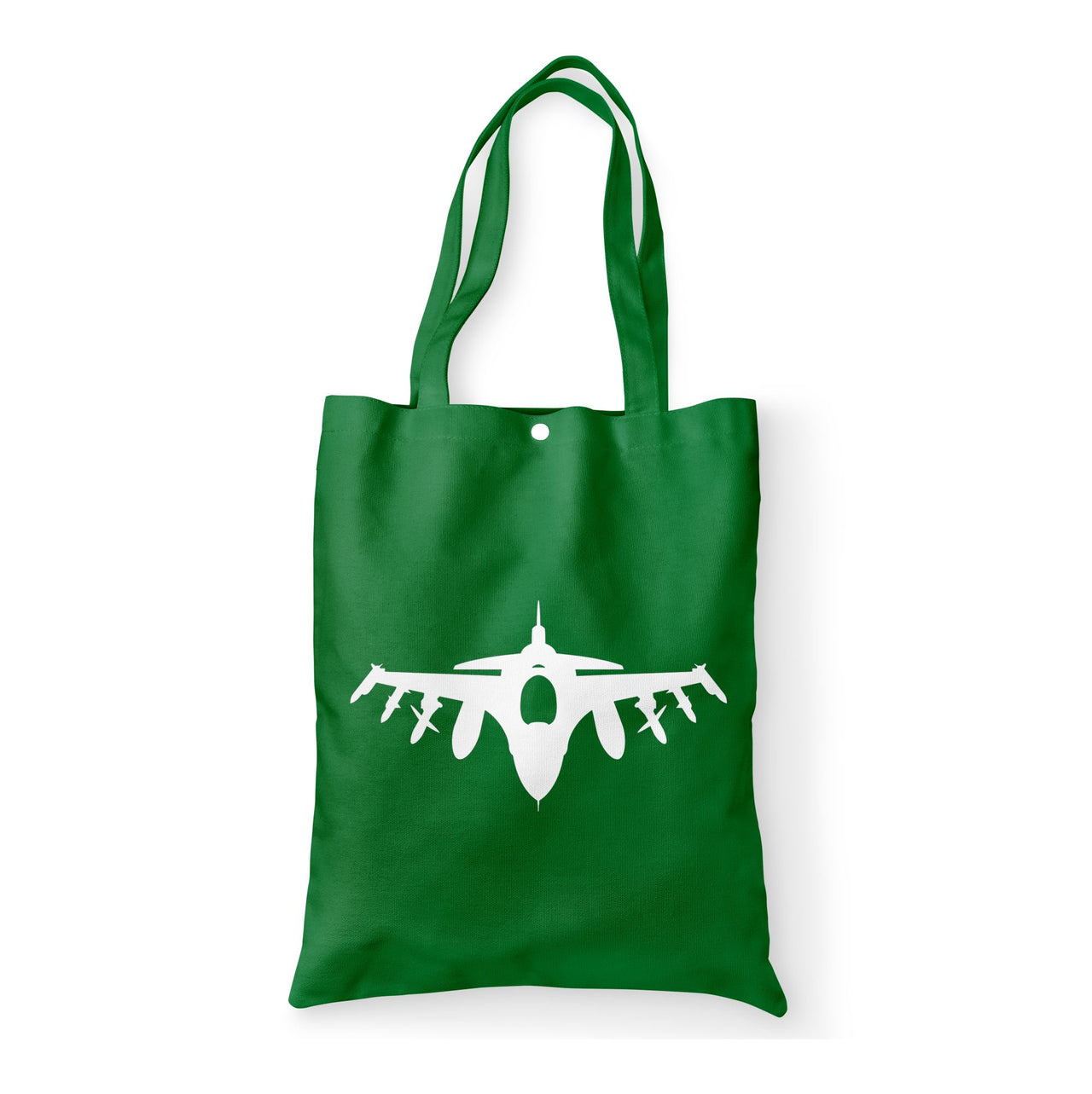 Fighter Jet 16 Silhouette Designed Tote Bags