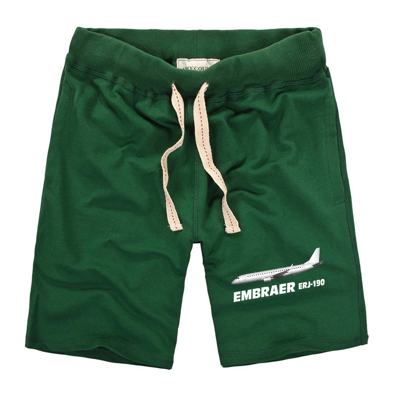 The Embraer ERJ-190 Designed Cotton Shorts