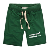 Thumbnail for The Embraer ERJ-190 Designed Cotton Shorts