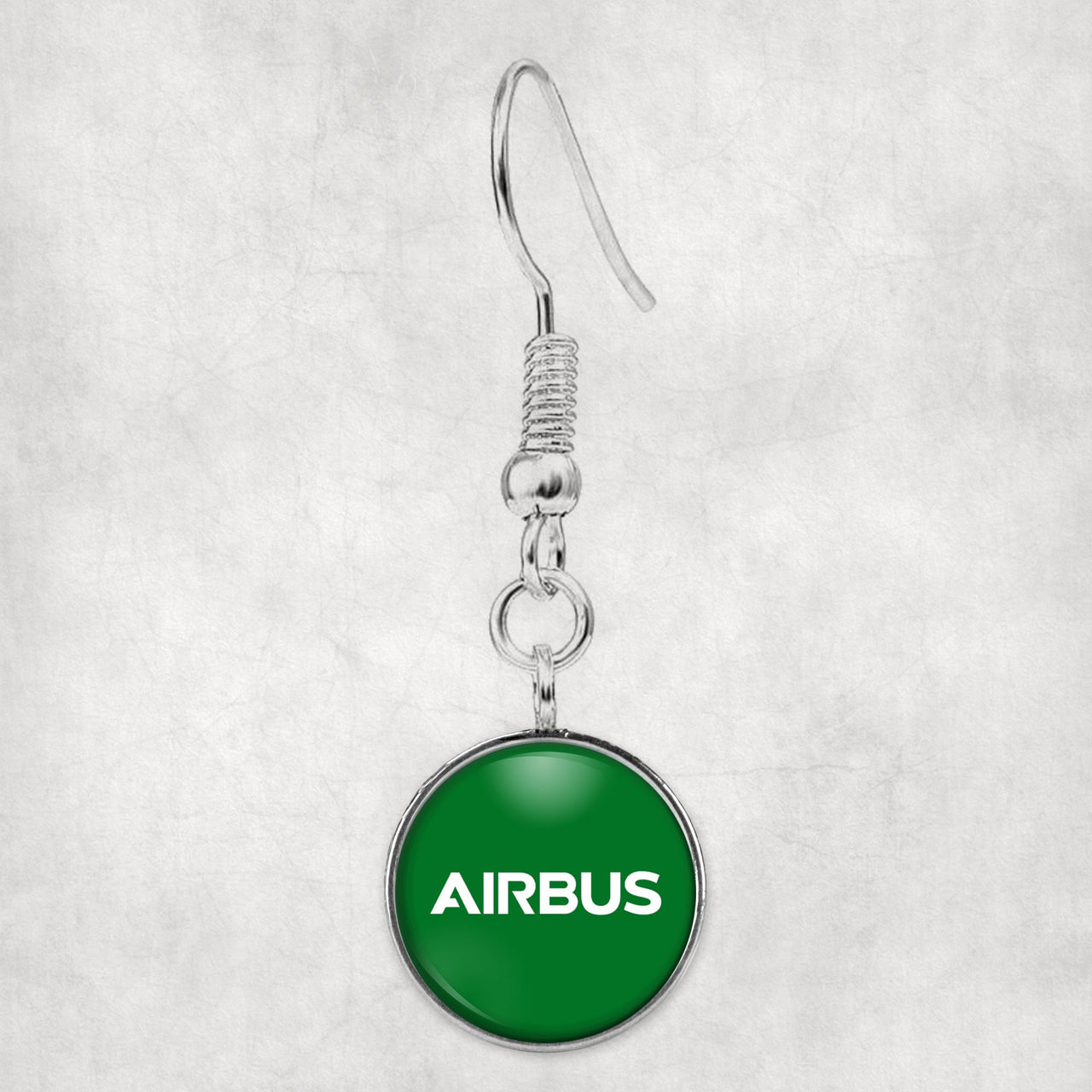 Airbus & Text Designed Earrings