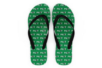Thumbnail for Pilot & Jet Engine Designed Slippers (Flip Flops)