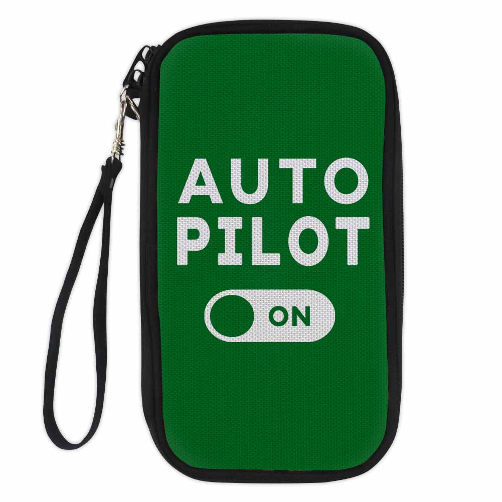 Auto Pilot ON Designed Travel Cases & Wallets