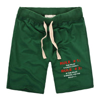 Thumbnail for Rule 1 - Pilot is Always Correct Designed Cotton Shorts