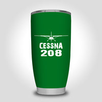 Thumbnail for Cessna 208 & Plane Designed Tumbler Travel Mugs
