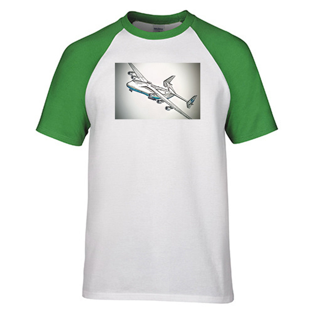 Antonov 225 (53) Designed Raglan T-Shirts