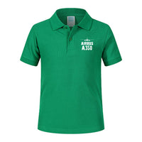 Thumbnail for Airbus A350 & Plane Designed Children Polo T-Shirts