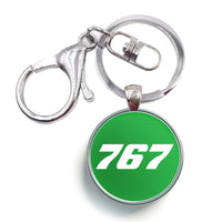 Thumbnail for 767 Flat Text Designed Circle Key Chains