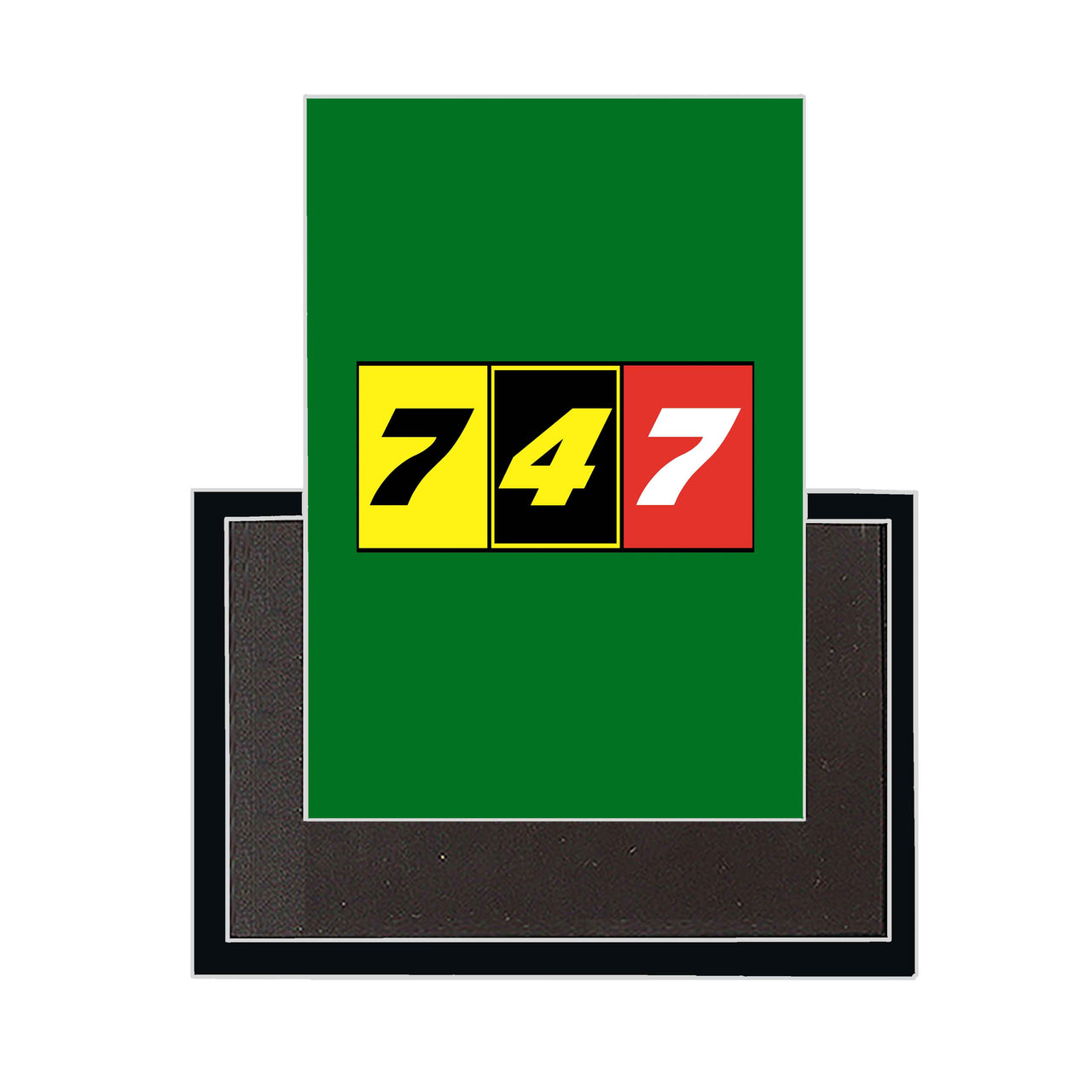 Flat Colourful 747 Designed Magnets