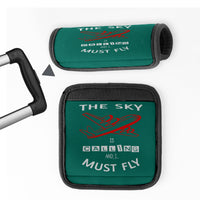 Thumbnail for The Sky is Calling and I Must Fly Designed Neoprene Luggage Handle Covers