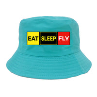 Thumbnail for Eat Sleep Fly (Colourful) Designed Summer & Stylish Hats