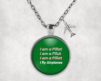 Thumbnail for I Fly Airplanes Designed Necklaces