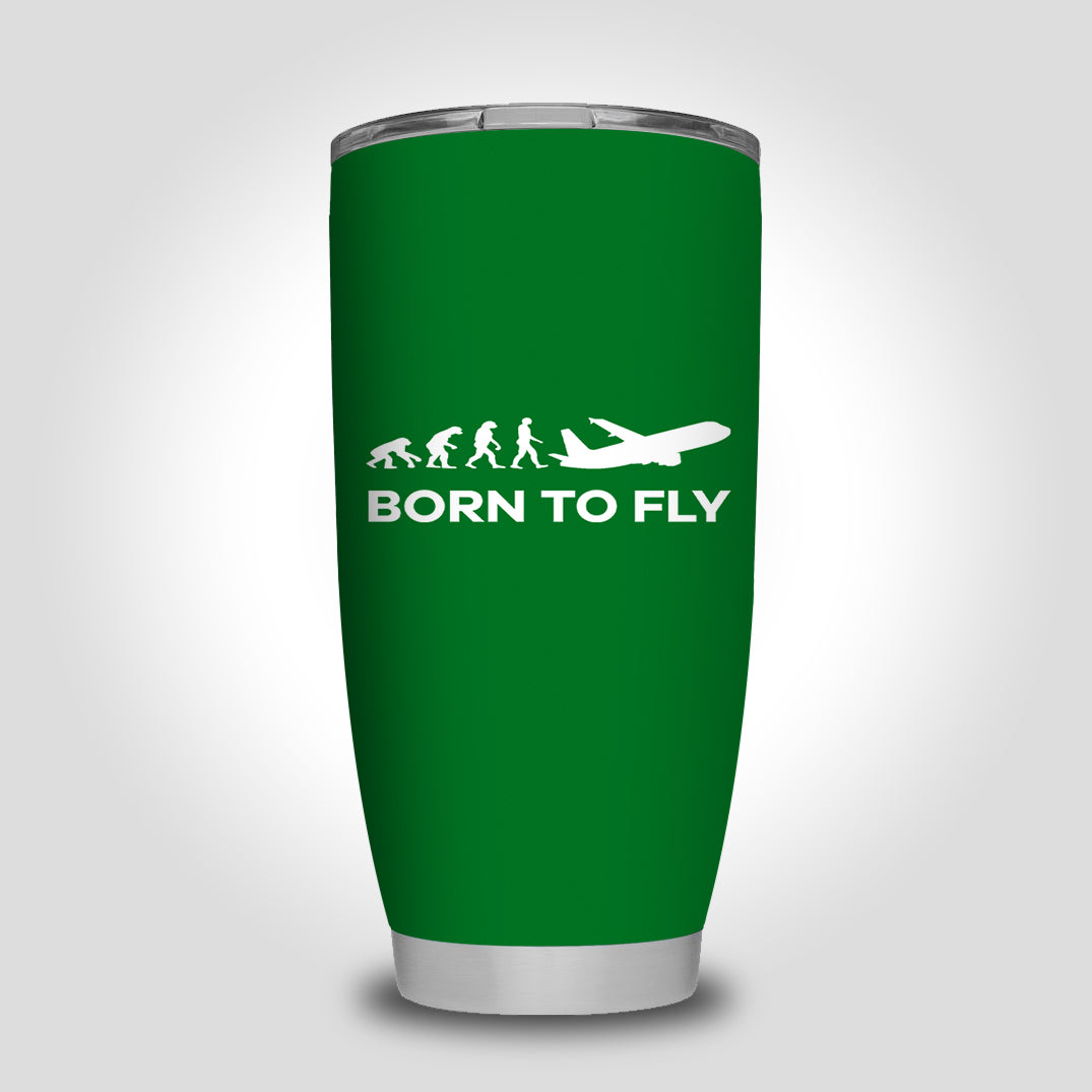 Born To Fly Designed Tumbler Travel Mugs